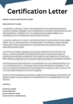 As Built Certification Letter template
