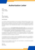 Authorization Letter for Cremation