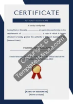 Certificate of Authority doc