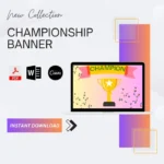 Championship Banner sample