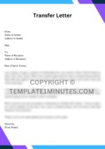 Printable Transfer Letter from One Church to Another