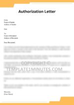 Sample Authorization Letter for Cremation