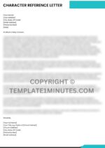 Sample Character Reference Letter from Pastor