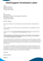 Sample Child Support Termination Letter
