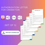 Authorization Letter for Cremation