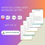Assisted Living Rent Increase Letter