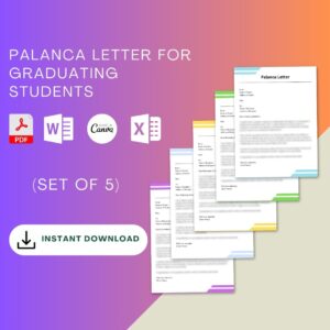 Palanca letter for graduating students
