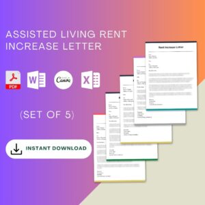Assisted Living Rent Increase Letter