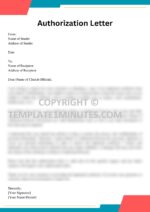 Sample Authorization Letter for Baptismal Certificate