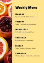 Sample Weekly Menu
